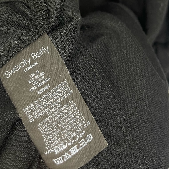 Sweaty Betty Cruise Jumpsuit Wide Leg Pants in Black Minimalist Loungewear S - Picture 12 of 16